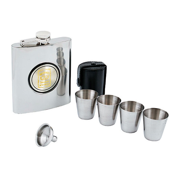 

Фляга со стопками подарочная «Bobbi» Sabefet FX28738