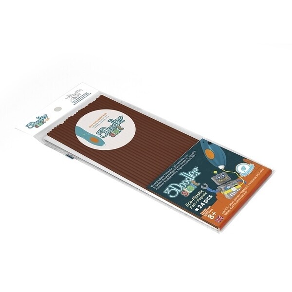 

Набор стержней для 3D-ручки 3Doodler Start, коричневый, 24 шт. (3DS-ECO11-BROWN-24)