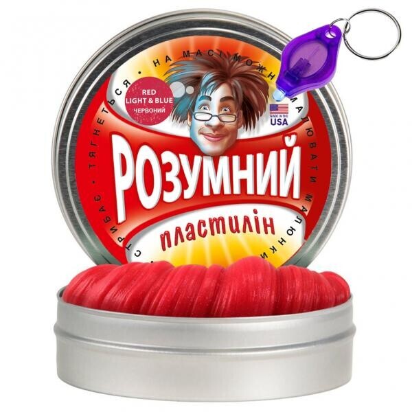 

Умный пластилин Thinking Putty Red, Light & Blue, 80 г (ti17004)