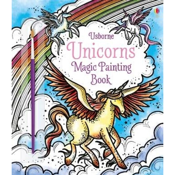 

Раскраска Usborne Unicorns Magic Painting Book