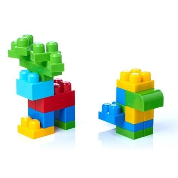 

Конструктор Mega Bloks First Builders Классический в сумке, 80 деталей