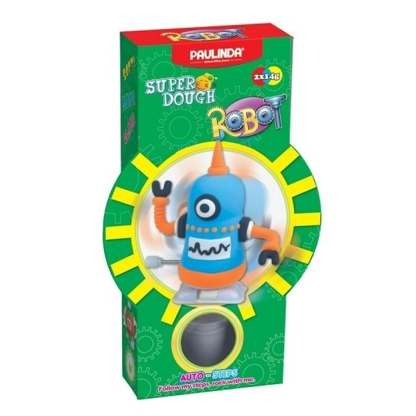 

Масса для лепки Paulinda Super Dough Robot, голубой (PL-081178-6)