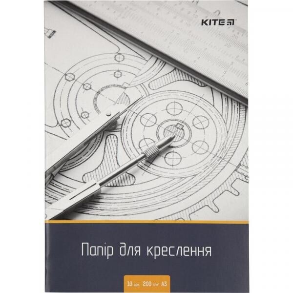 

Набор бумаги для черчения А3 Kite, 10 листов (K18-270)