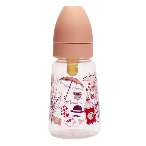 

Бутылочка для кормления Lindo, 125 мл, розовый (Pk 053/L роз)