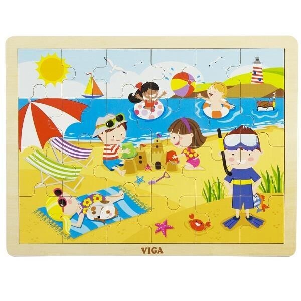 

Пазл Viga Toys Времена года Лето (51270)