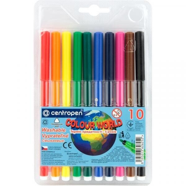 

Фломастеры Centropen, 10 шт. (7550/10 ТП)
