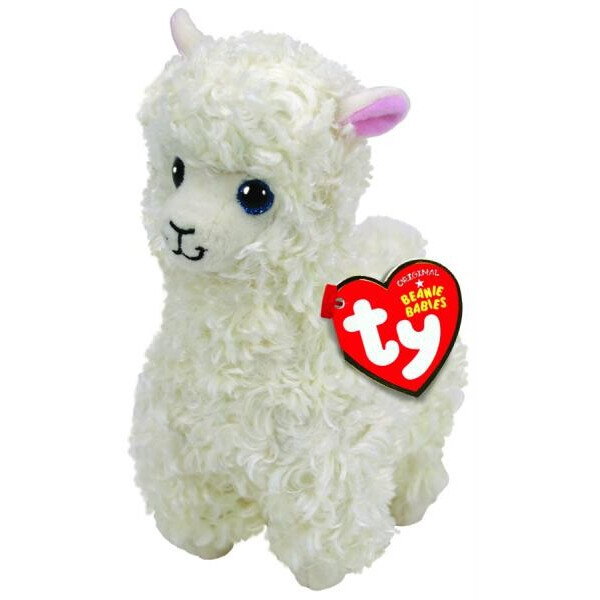 

Мягкая игрушка TY Beanie Babies Лама Lily, 15 см, белый (41216)