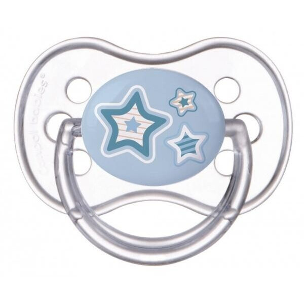 

Силиконовая круглая пустышка Canpol Babies Newborn Baby, 6-18 мес., голубой (22/563 Голубой)