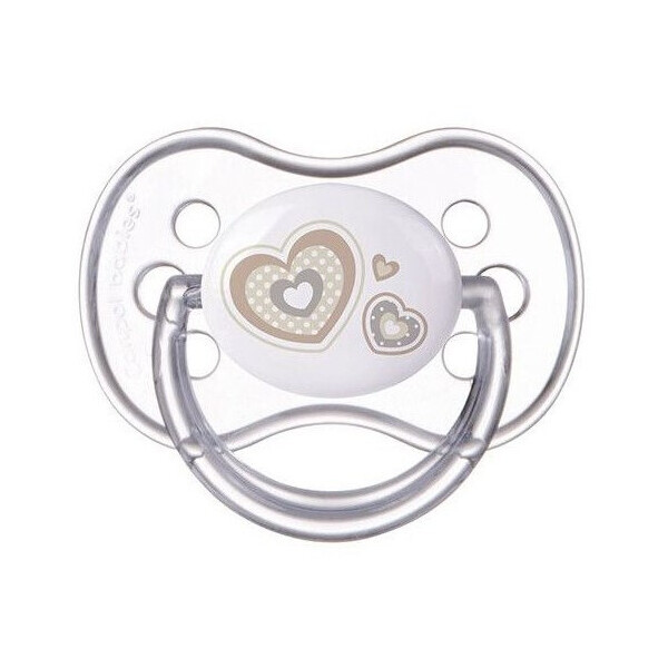

Силиконовая симметричная пустышка Canpol babies Newborn Baby 18+ мес., бежевый (22/582_bei)