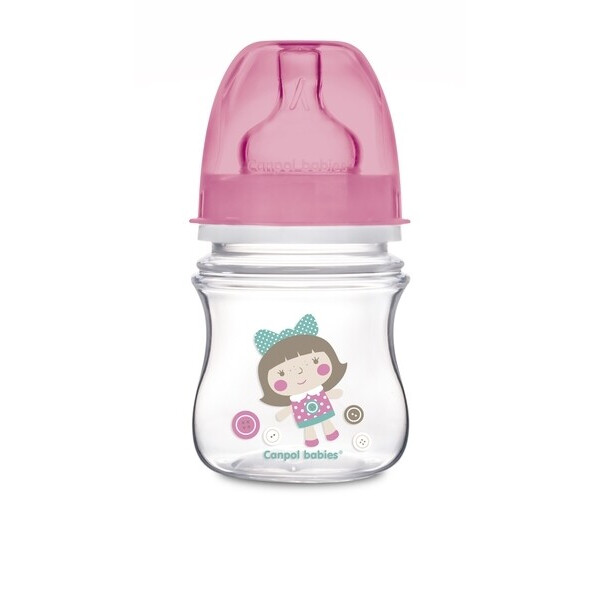 Антиколиковая бутылочка Canpol babies Easystart, 120 мл, розовый (35/205)