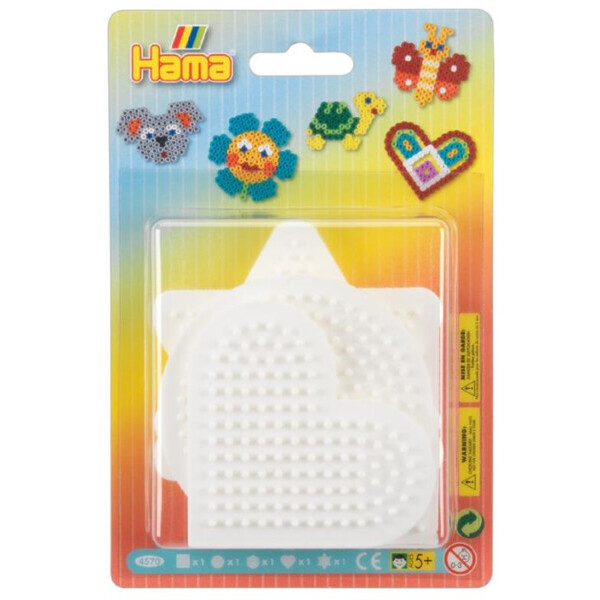 

Термомозаика Hama Набор малых полей Круг, квадрат, Шестиугольник, сердце и звезда (4570)