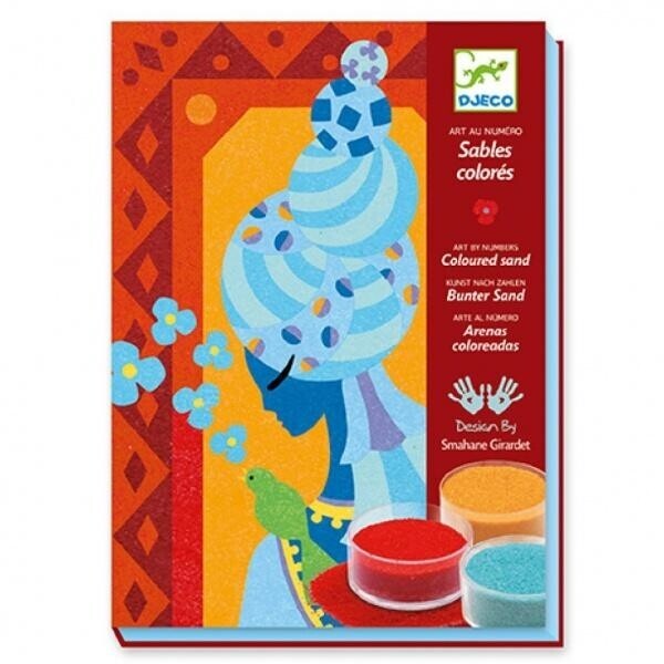 

Набор для рисования цветным песком DJECO Голубые принцессы (DJ08637)