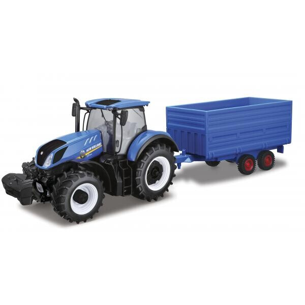 

Автомодель Bburago Farm Трактор New Holland с прицепом (18-44067)