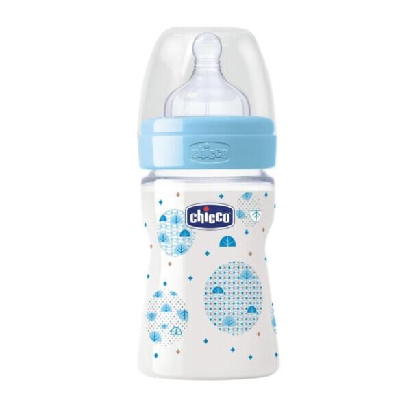 

Бутылочка пластиковая Chicco Well-Being, 150 мл, голубой (20611.20.50)