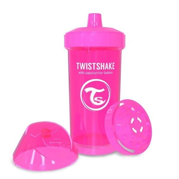 

Чашка-непроливайка Twistshake, розовый, 360 мл (78068)