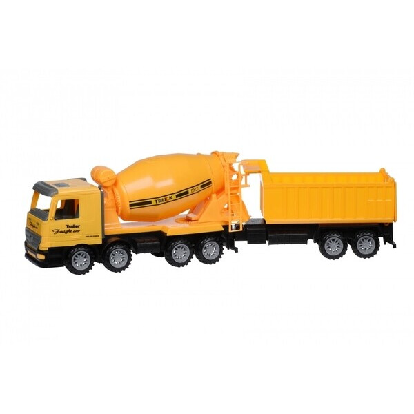 

Бетономешалка Same Toy Super Combination, с прицепом, желтый (98-86Ut-2)