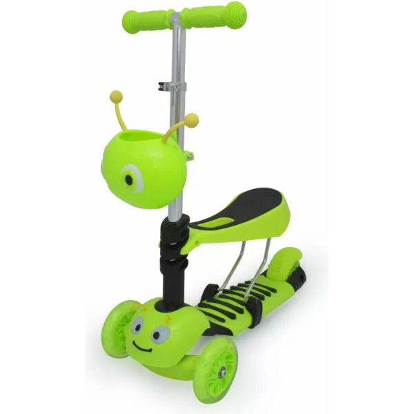 

Самокат детский беговел божья коровка Maraton Scooter 150 салатовый