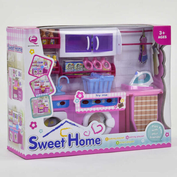 

Игровой набор Прачечная Sweet Home 2802 S Хозяюшка свет, звук 125288173