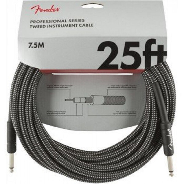 

Инструментальный кабель CABLE PROFFESIONAL SERIES 25' GREY TWEED