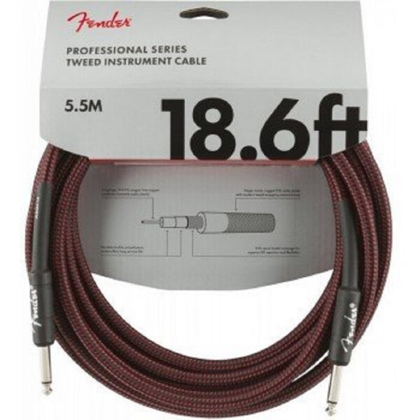 

Инструментальный кабель CABLE PROFFESIONAL SERIES 18.6' RED TWEED