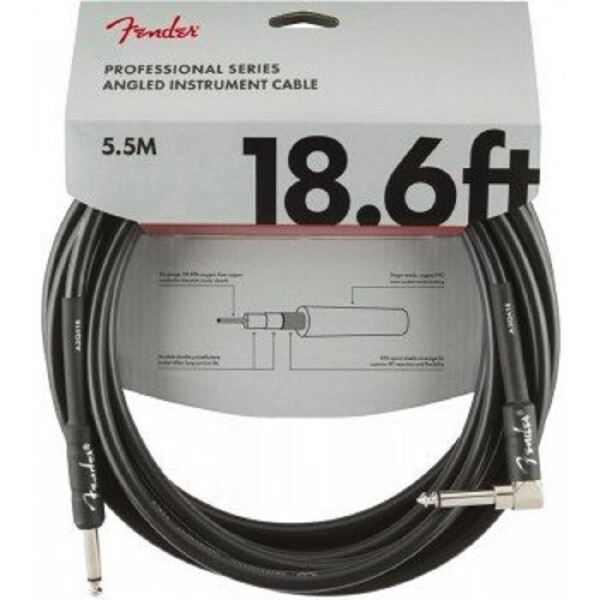 

Инструментальный кабель CABLE PROFFESIONAL SERIES 18.6' ANGLED BLACK
