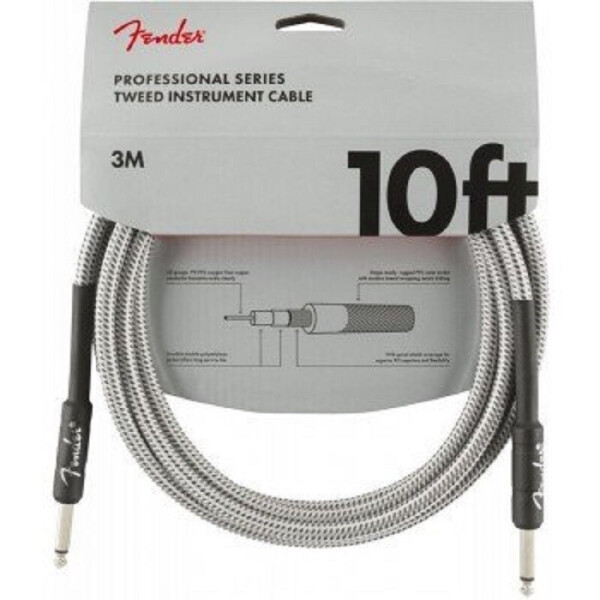 

Инструментальный кабель CABLE PROFFESIONAL SERIES 10' WHITE TWEED