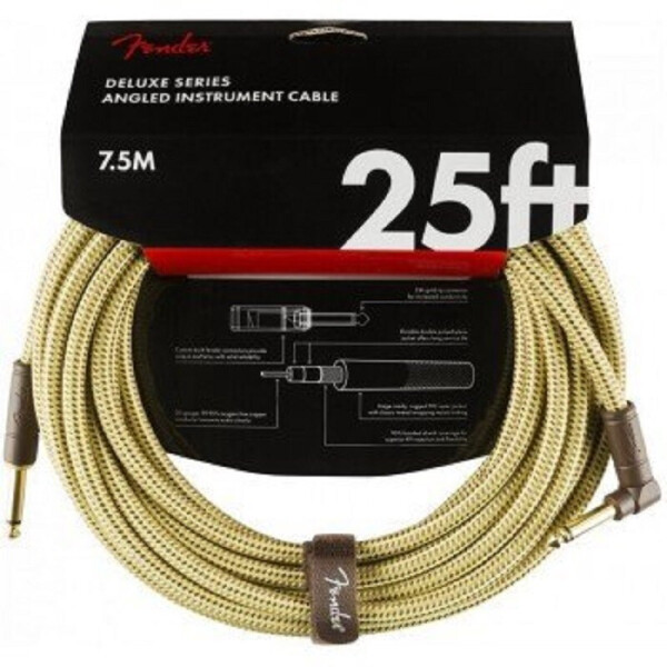 

Инструментальный кабель CABLE DELUXE SERIES 25' ANGLED TWEED