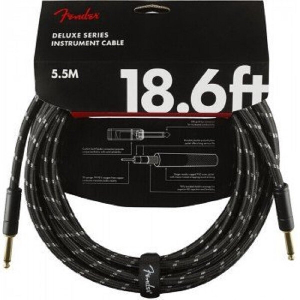 

Инструментальный кабель CABLE DELUXE SERIES 18.6' BLACK TWEED