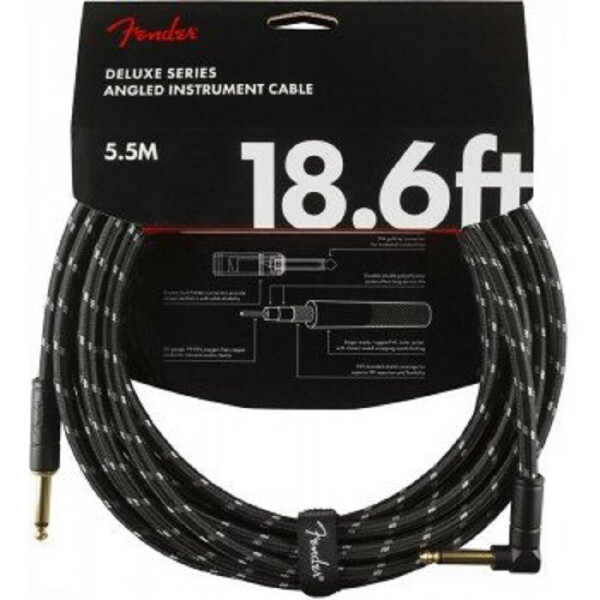 

Инструментальный кабель CABLE DELUXE SERIES 18.6' ANGLED BLACK TWEED