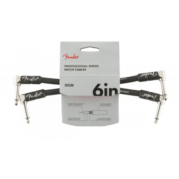 

Инструментальный кабель CABLE PROFESSIONAL SERIES 6" PATCHES (PAIR) BLACK
