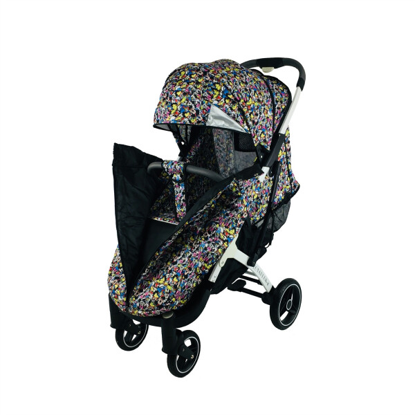 

Коляска Yoya Plus-4-2021 колёса 15/20 на молнии с Бампером для кормления Disney mix на белой раме