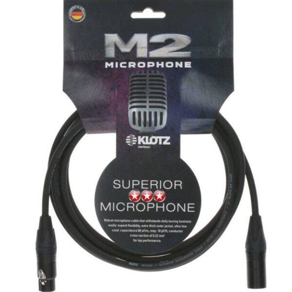 

Кабель M2 SUPERIOR MICROPHONE CABLE 2 M