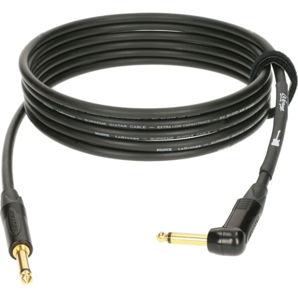 

Кабель LAGRANGE INSTRUMENT CABLE BLACK ANGLED 4,5 M