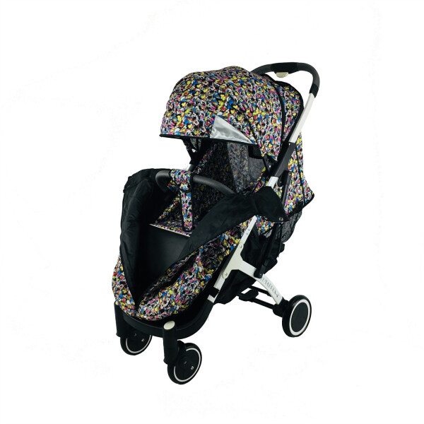 

Коляска Yoya Plus-4-2021 колёса 13,5/16 на молнии с Большим дождевиком Disney mix на белой раме
