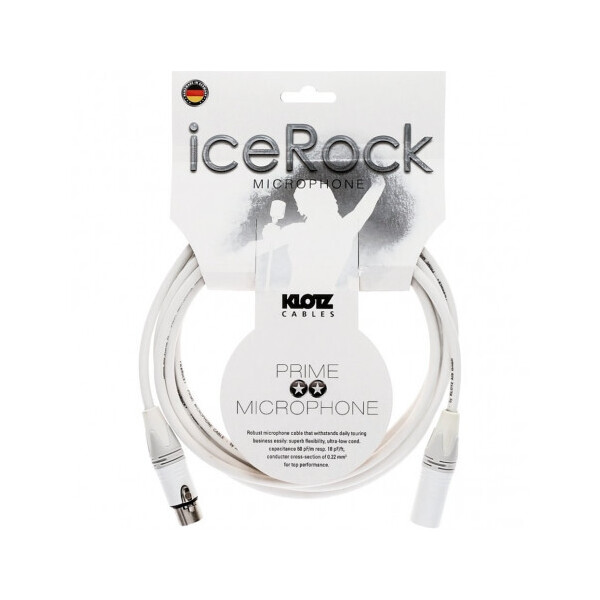 

Кабель ICE ROCK MIC CABLE WHITE 5 M