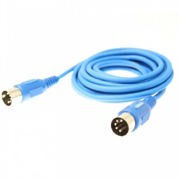 

Готовый кабель MIDI cable 1.5 m blue