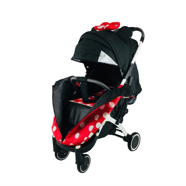 

Коляска Yoya Plus-4-2021 колёса 13,5/16 на молнии с Большим дождевиком, Рюкзаком с usb серым, Сумкой и Матрасиком для пеленания Минни на белой раме