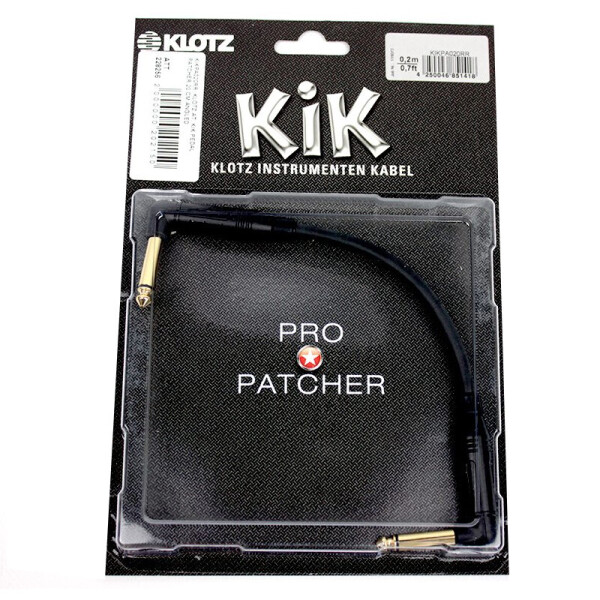 

Кабель KIK Pedal Patcher 20 cm Angled