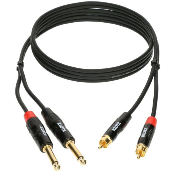 

Готовый кабель KT-CJ150 Minilink Pro Twin Cable Black 1.5 M