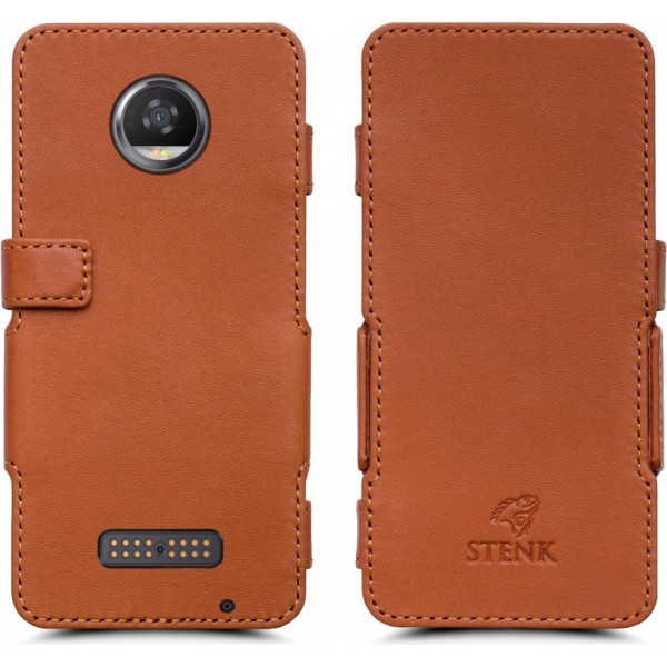 

Чехол книжка Stenk Prime для Motorola Moto Z2 Play Camel (59058)