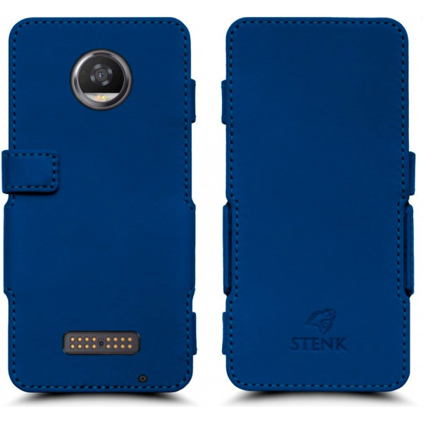 

Чехол книжка Stenk Prime для Motorola Moto Z2 Play Синий (59119)