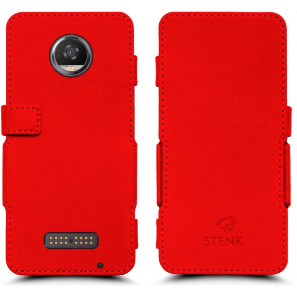 

Чехол книжка Stenk Prime для Motorola Moto Z2 Play Красный (59241)