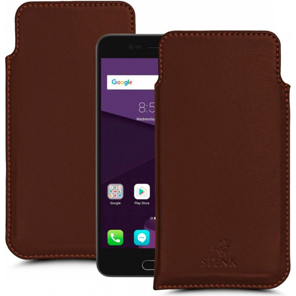 

Футляр Stenk Elegance для ZTE Blade V8 Коричневый (59644)