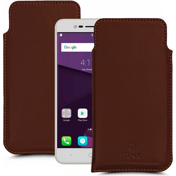 

Футляр Stenk Elegance для ZTE Blade V8 mini Коричневый (59645)
