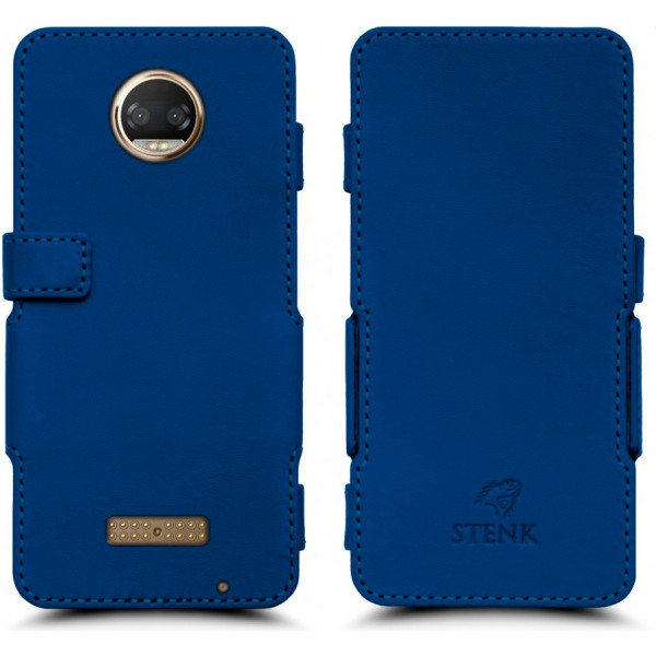 

Чехол книжка Stenk Prime для Motorola Moto Z2 Force (XT1789-06) Синий (59905)