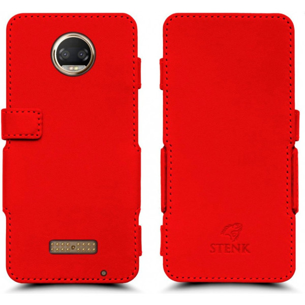

Чехол книжка Stenk Prime для Motorola Moto Z2 Force (XT1789-06) Красный (60065)