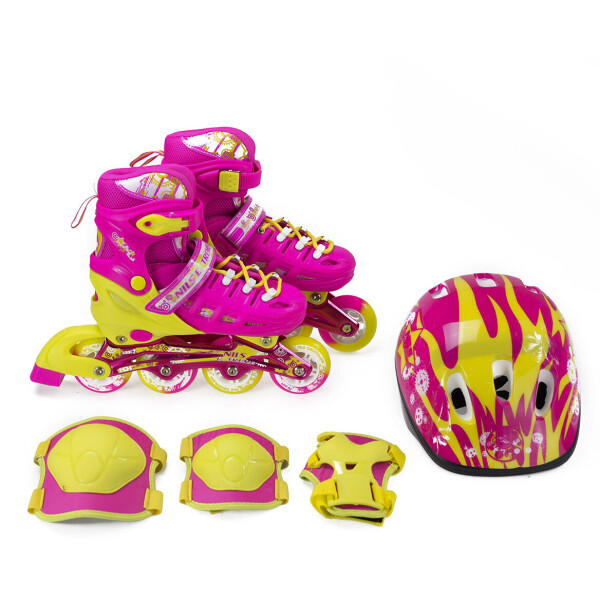 

Коньки роликовые раздвижные Nils Extreme Pink (NA1015A), 35-38