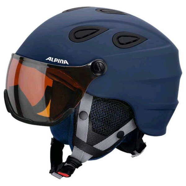 

Шлем горнолыжный Alpina Grap Visor HM, синий (A9093-82) - 57-61