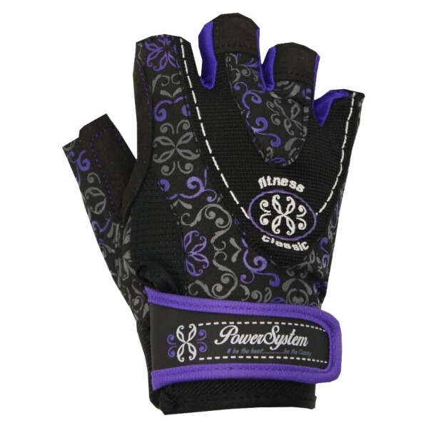 

Перчатки атлетические женские Power System Classy PS-2910, черно-фиолетовый (PS_2910_Black/Purple) - XS
