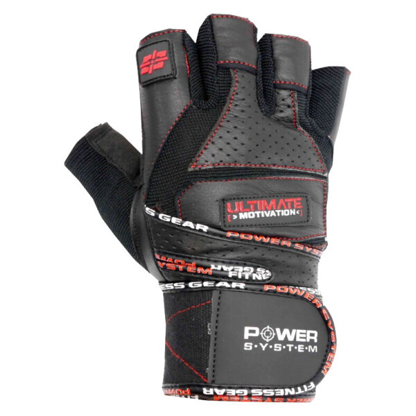 

Перчатки атлетические Power System Raw Power PS-2810, черно-красный (PS_2810_Black/Red) - S
